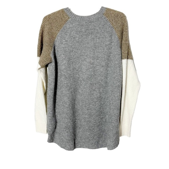 Logo by Lori Goldstein Colorblock Crew Neck Sweater - Picture 3 of 7